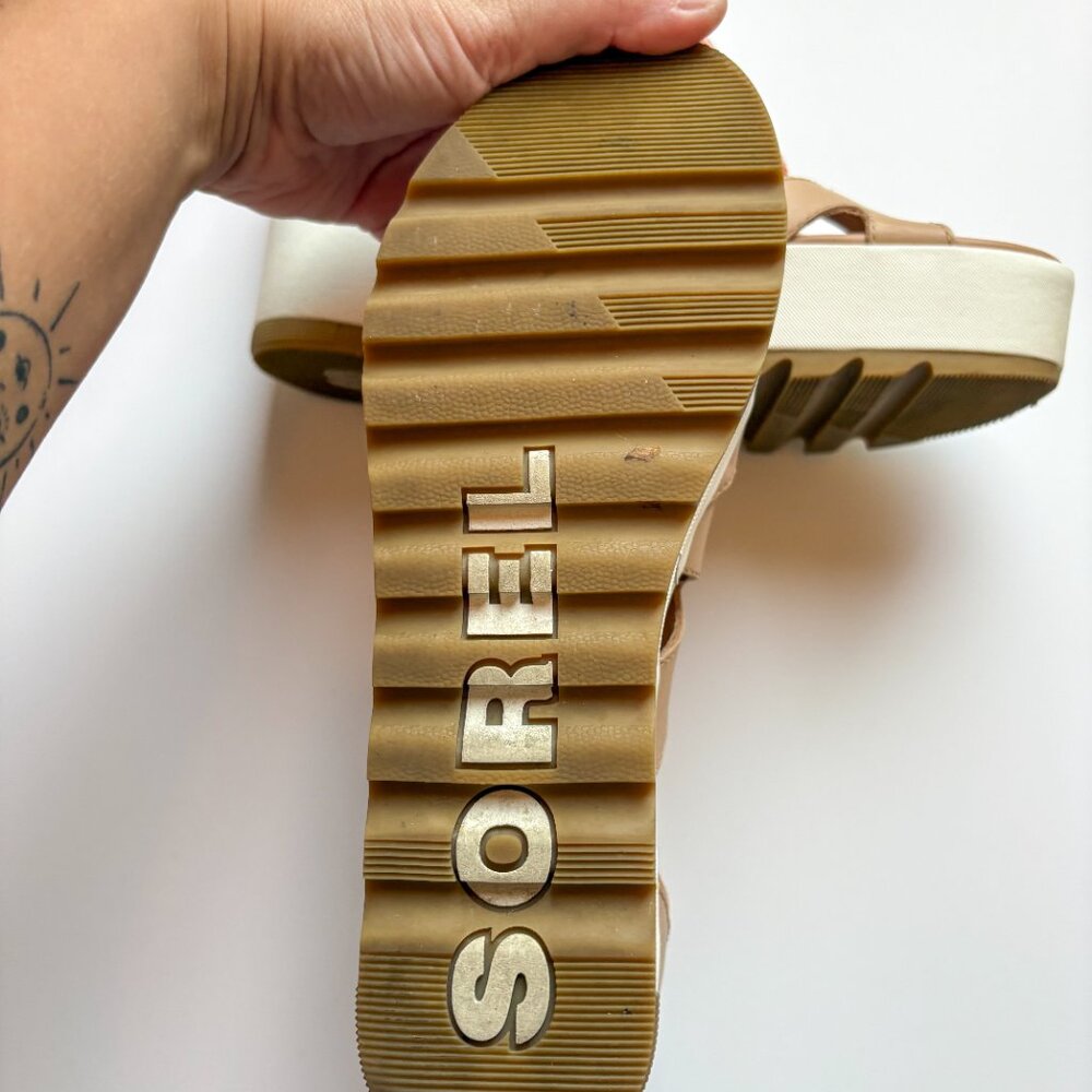 Sorel Cameron Flatform Lace-Up Sandals - Picture 5 of 7